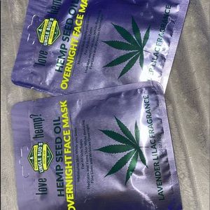 2 Hempseed oil overnight Face masks